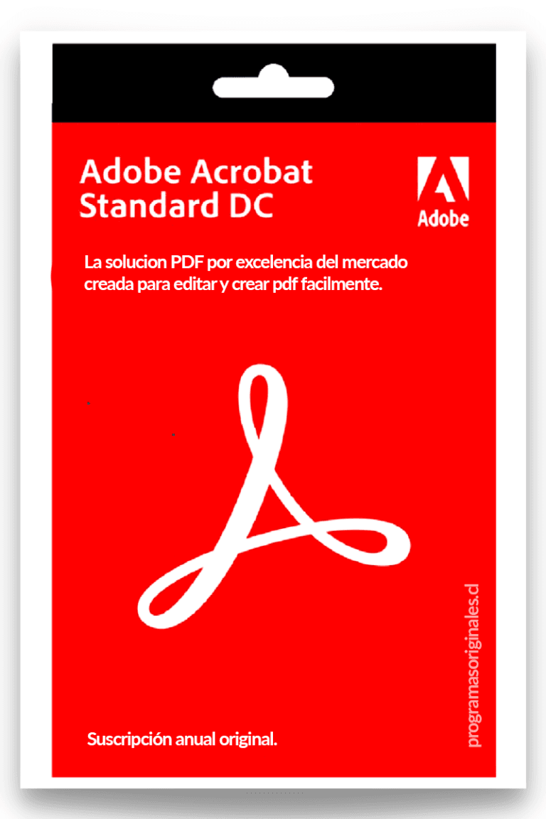 Adobe Acrobat Standard DC Anual Programas Originales